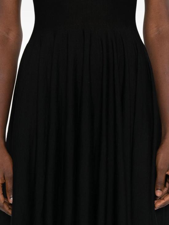 25FW 알라이아 숏 원피스 AA9R2700M922B 995 Black - ALAIA