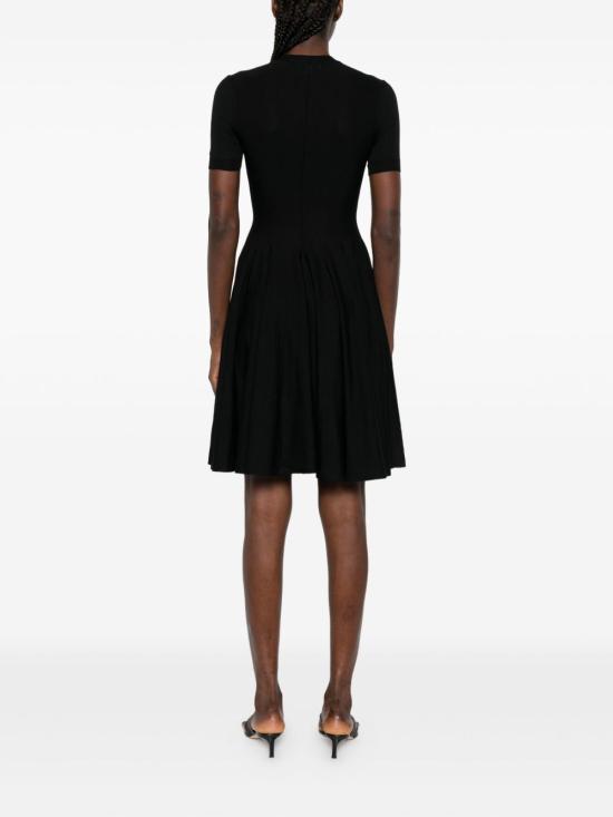 25FW 알라이아 숏 원피스 AA9R2700M922B 995 Black - ALAIA