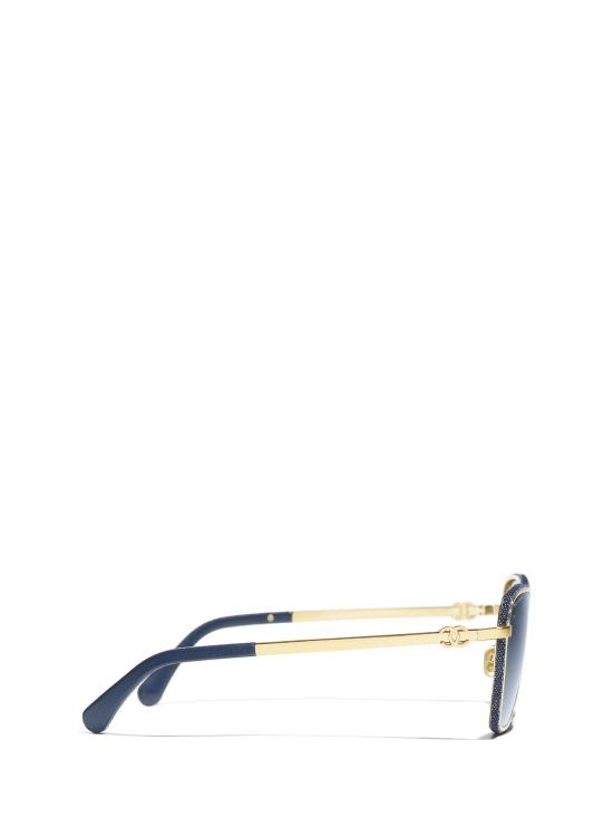 25FW 샤넬 선글라스 CH4290Q C125S2 GOLD - CHANEL