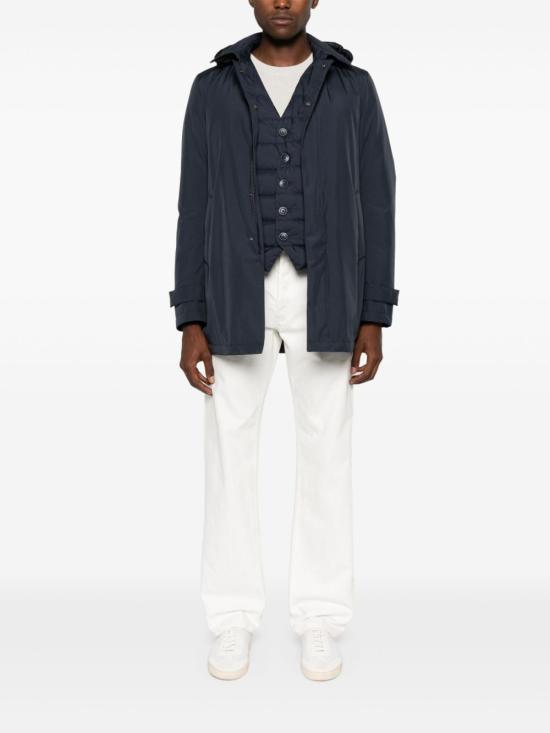 25FW 에르노 다운 베스트 그레이 PI002ULE 12456Z9202 Blue - HERNO