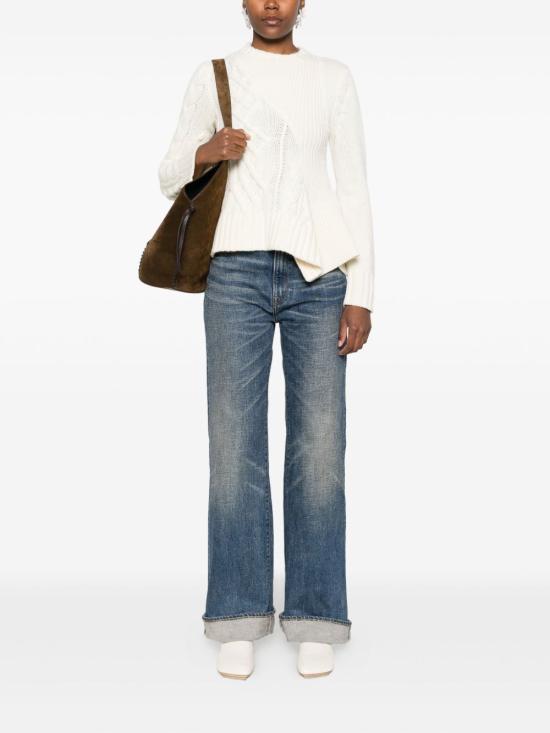 25FW 사카이 스웨터 25 08054 151 White - SACAI