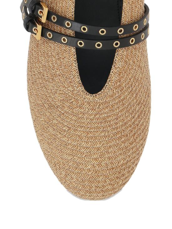 25FW 알라이아 플랫 슈즈 AA3A058TK036 113 Beige - ALAIA