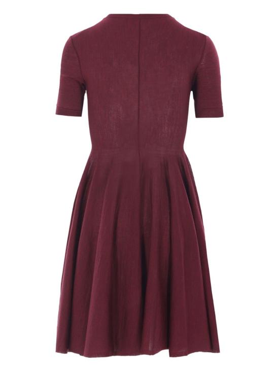 25FW 알라이아 숏 원피스 AA9R2700M922B 413 Bordeaux - ALAIA