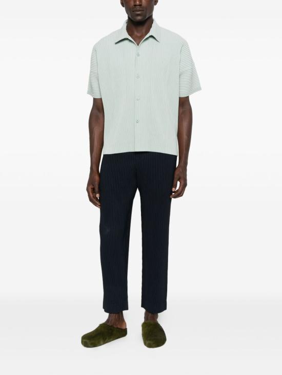 25FW 옴므 플리세 이세이 미야케 폴로 티셔츠 HP58JJ072 70 Clear Blue - HOMME PLISSE' ISSEY MIYAKE