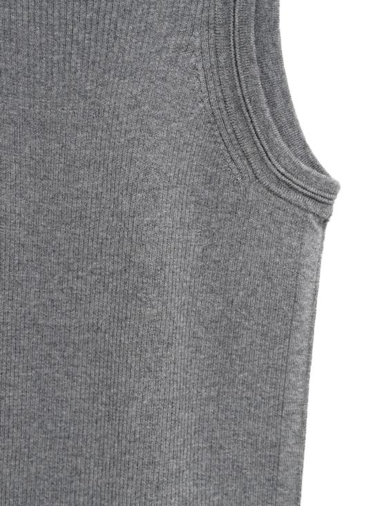 25FW 피비 파일로 민소매 티셔츠 CK12 YW4501935SG Grey - PHOEBE PHILO