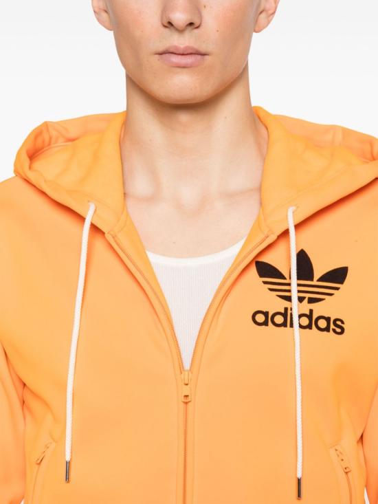 24FW 아디다스 X 웨일즈 보너 후드 티셔츠 JJ2938 EQTORANGE Orange - ADIDAS X WALES BONNER
