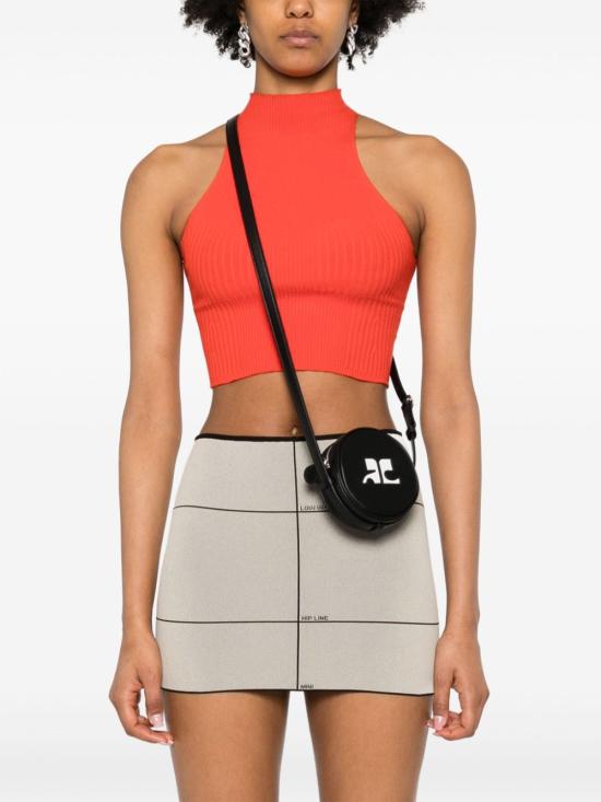  쿠레쥬 숄더백 PERGSA066CR0045 9999 Black - COURREGES