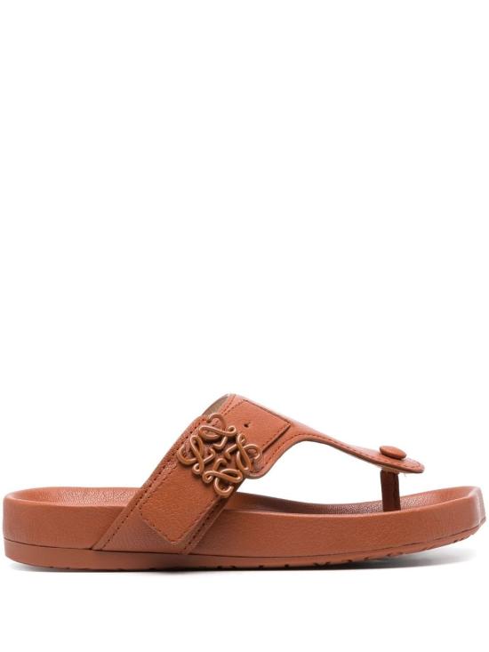  로에베 샌들 L814465X59 SANDAL352530 Leather Brown