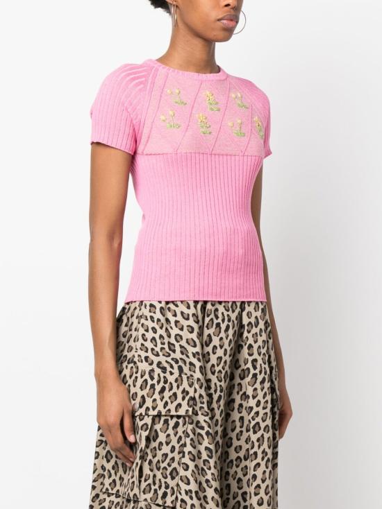  코르미오 반팔 티셔츠 DIAMOND ORTENSIA Pink - CORMIO