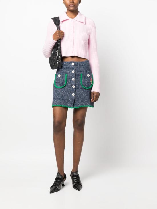  코르미오 미디 스커트 CHIARA BLUE Blue - CORMIO