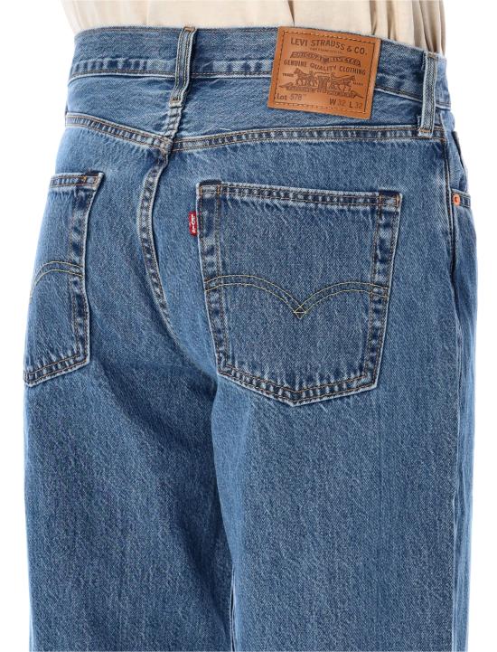 25FW 리바이스 스트레이트 팬츠 A47500021 0021 MED BLUE - LEVI'S