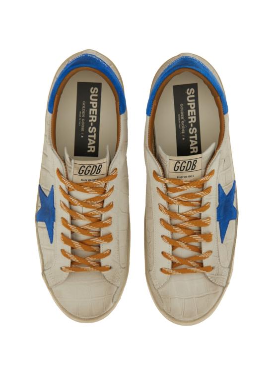 25FW 골든구스 슈퍼스타 스니커즈 GMF00101F007529 60604 GREY BLUE - GOLDEN GOOSE