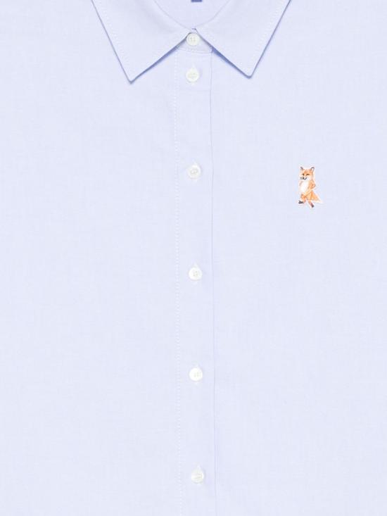 25FW 메종키츠네 셔츠 PW00401WC50620334 CLEAR BLUE - MAISON KITSUNE