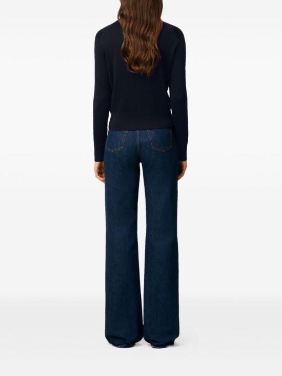 25FW 아미 크루넥 울 가디건 FKC361001414 BLUE - AMI