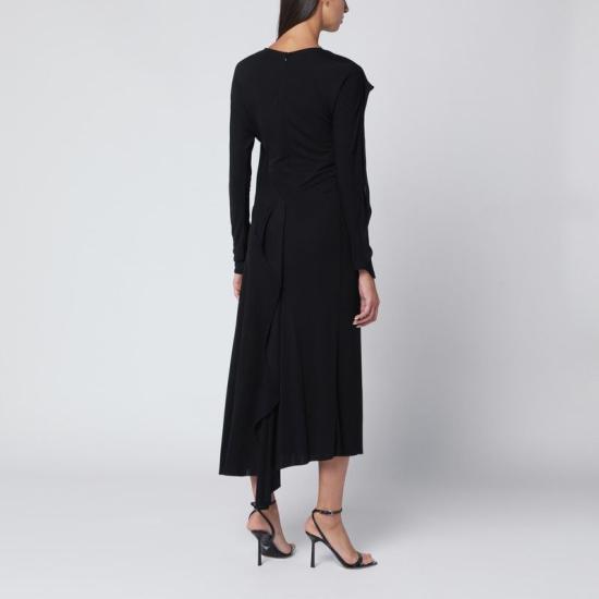 25FW 빅토리아 베컴 미디 원피스 1425WDR006963AVI BLK BLACK - VICTORIA BECKHAM