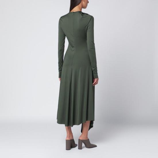 25FW 빅토리아 베컴 미디 원피스 1425JDR006789APL OR GREEN - VICTORIA BECKHAM