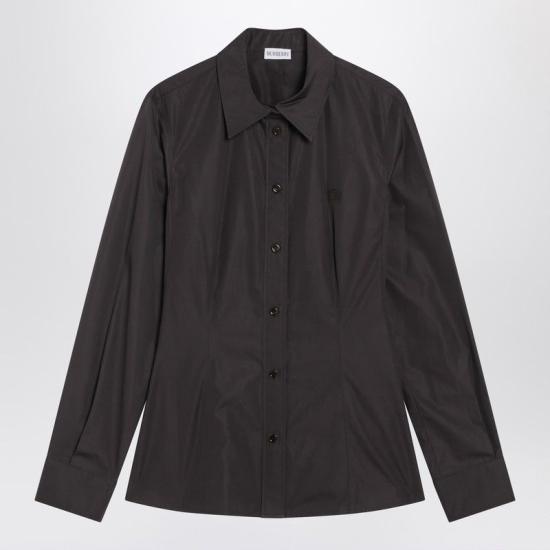 25FW 버버리 슬림핏 코튼 포플린 셔츠 8113598158871 B8757 BROWN