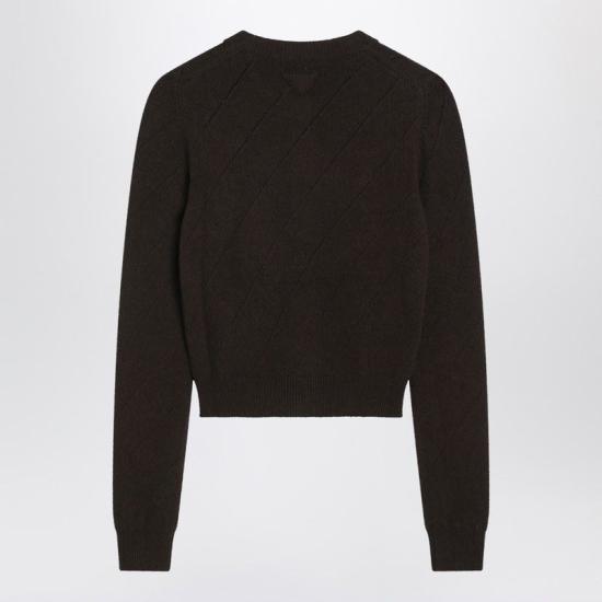 25FW 프라다 가디건 P25N75OOO171R F0003 BROWN - PRADA