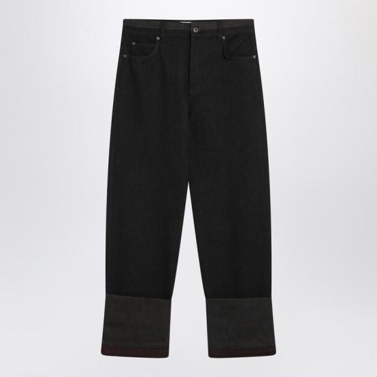 25FW 로에베 스트레이트 팬츠 H526Y11X90CO 1101 BLACK