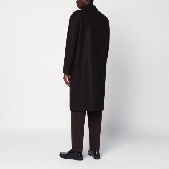 25FW 해리스와프런던 코트 CE9189MLK 451 BROWN - HARRIS WHARF LONDON