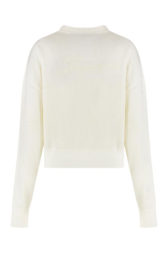 25FW 자크뮈스 가디건 25HCDW00816AK00299 110 WHITE - JACQUEMUS