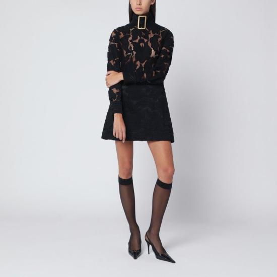 25FW 파투 미디 원피스 DR1930228CO 999B BLACK