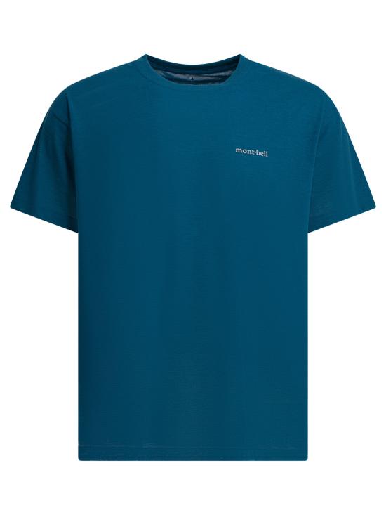 25FW 몽벨 반팔 티셔츠 2304545WICKRON T ONE POINTBGN Blue