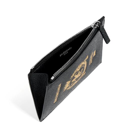 25FW 발렌시아가 남성지갑 8463302AB4Y 1000 BLACK - BALENCIAGA