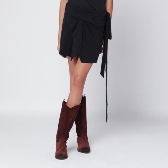 25FW 이자벨마랑 숏 스커트 PJU0198FDA1N41I 01BK BLACK