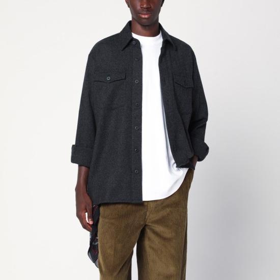 25FW 데스틴 긴팔 셔츠 ROLFSOWO AN GREY