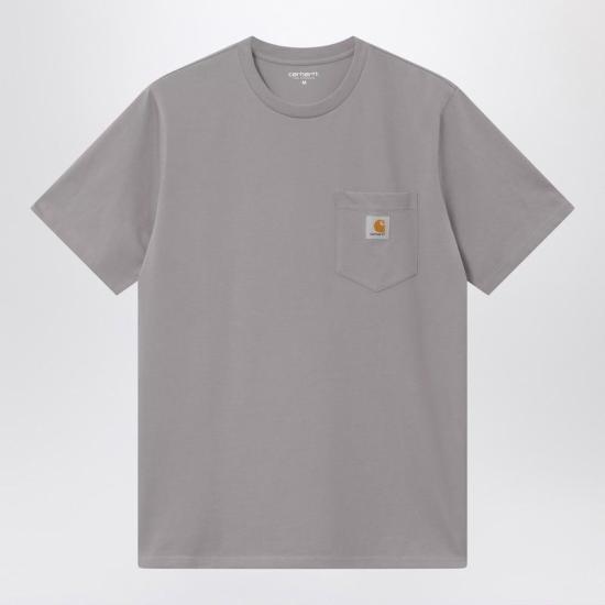 25FW 칼하트 WIP 반팔 티셔츠 I030434CO 2LRXX GREY