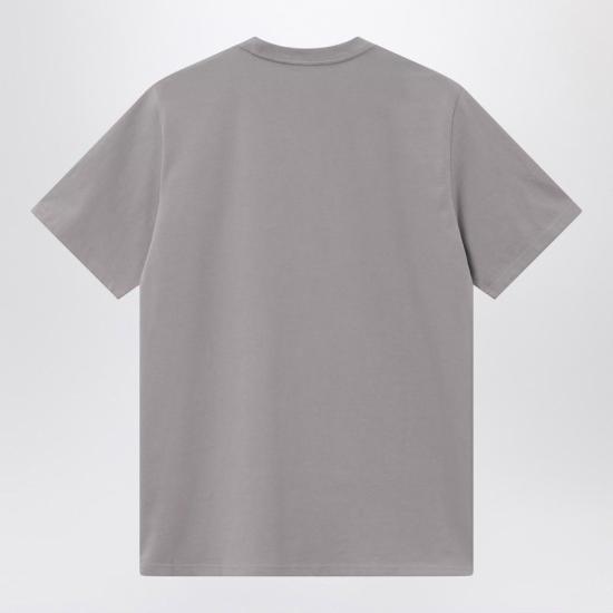 25FW 칼하트 WIP 반팔 티셔츠 I030434CO 2LRXX GREY - CARHARTT WIP