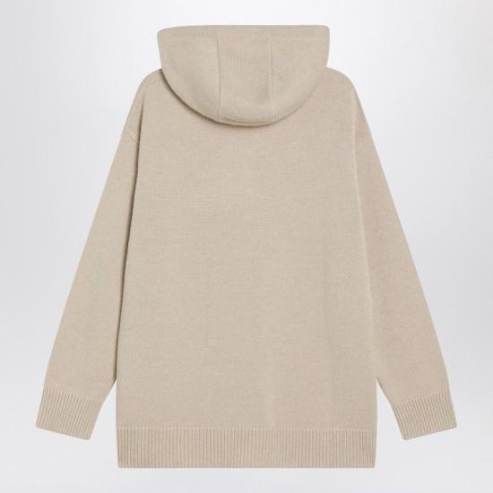 25FW 막스마라 후드 티셔츠 LIANAWO 006 BEIGE - MAX MARA