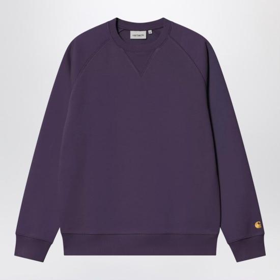 25FW 칼하트 WIP 체이스 스웨트셔츠 I033660CO 37YXX YELLOW