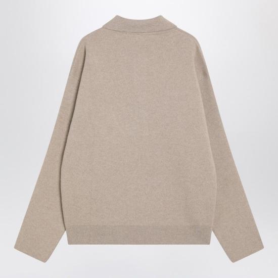 25FW 자크뮈스 스웨터 25HSWM00609AK00276 150 BEIGE - JACQUEMUS