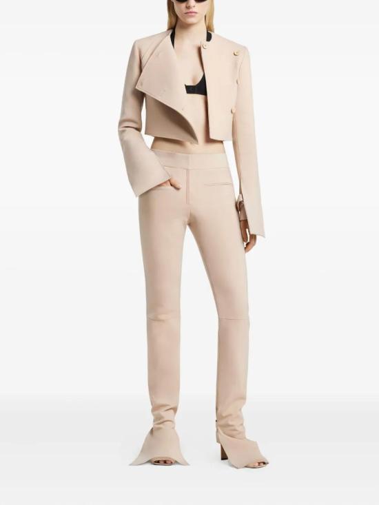 25FW 쿠레쥬 오블리크 테일러드 자켓 425CVE137PL0170 1150 LATTE - COURREGES