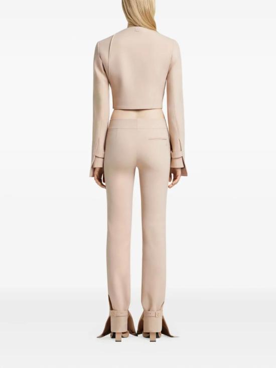 25FW 쿠레쥬 오블리크 테일러드 자켓 425CVE137PL0170 1150 LATTE - COURREGES