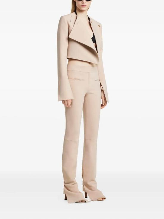25FW 쿠레쥬 오블리크 테일러드 자켓 425CVE137PL0170 1150 LATTE - COURREGES