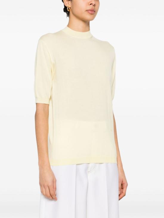  보테가베네타 민소매 티셔츠 792049 V4B701500 Yellow - BOTTEGA VENETA