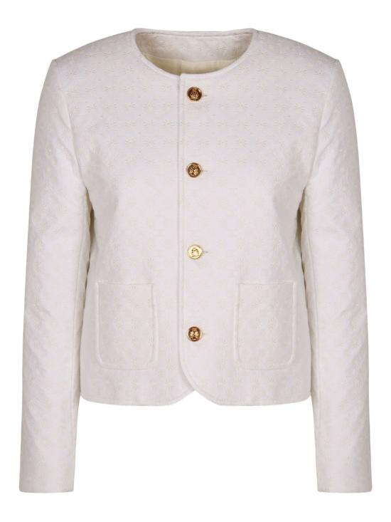 25SS 셀린느 첼시 자켓 퀼티드 RV080 0536CAY4 White - CELINE