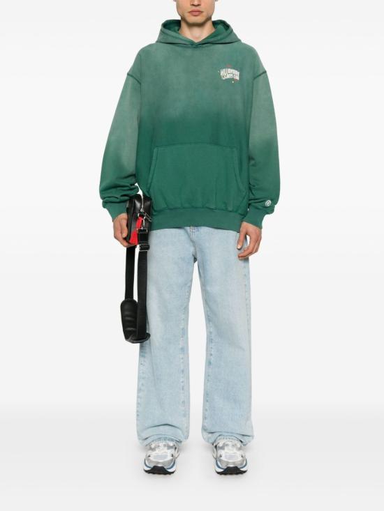 25SS 빌리어네어 후드 티셔츠 B25144 WASHEDGREEN Green - BILLIONAIRE