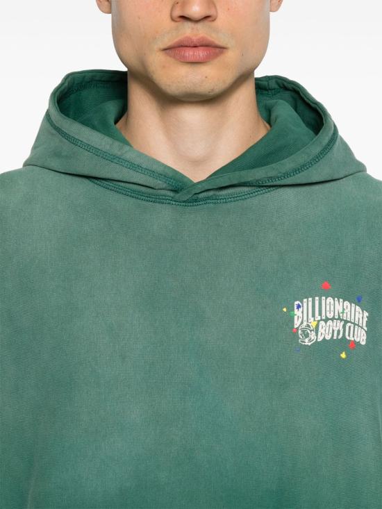 25SS 빌리어네어 후드 티셔츠 B25144 WASHEDGREEN Green - BILLIONAIRE