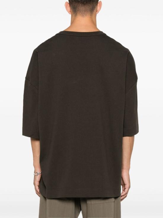 24FW 르메르 반팔 티셔츠 TO1290 LJ1022495 Brown - LEMAIRE