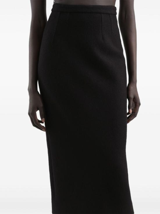 25FW 돌체앤가바나 미디 스커트 F4DAMT HU2BBN0000 Black - DOLCE & GABBANA