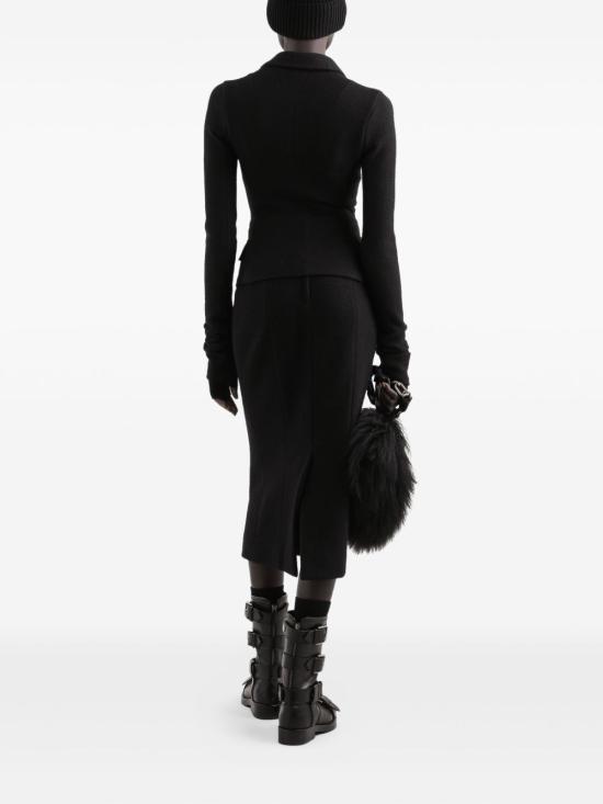 25FW 돌체앤가바나 미디 스커트 F4DAMT HU2BBN0000 Black - DOLCE & GABBANA