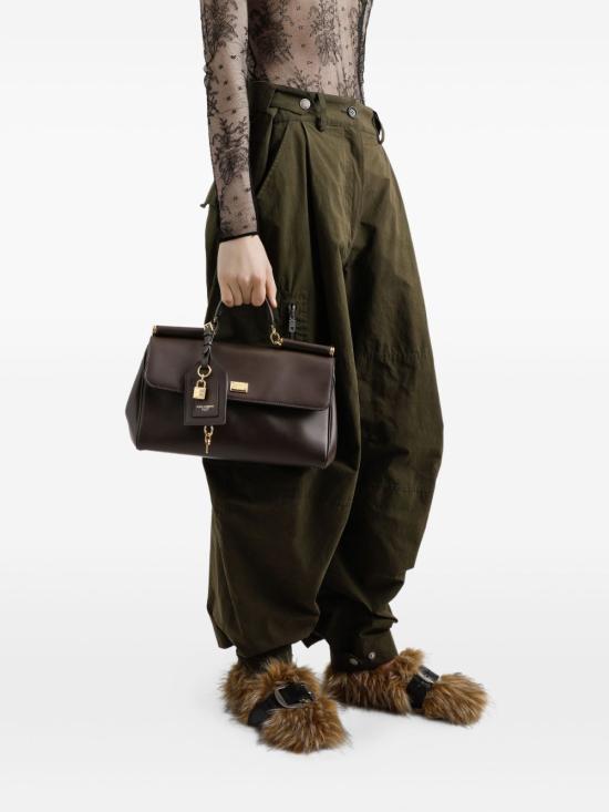 25FW 돌체앤가바나 토트백 BB7782 B732180076 Marrone scuro - DOLCE & GABBANA