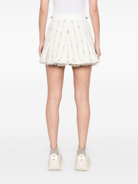 25SS 사카이 숏팬츠 25 07665 151 White - SACAI