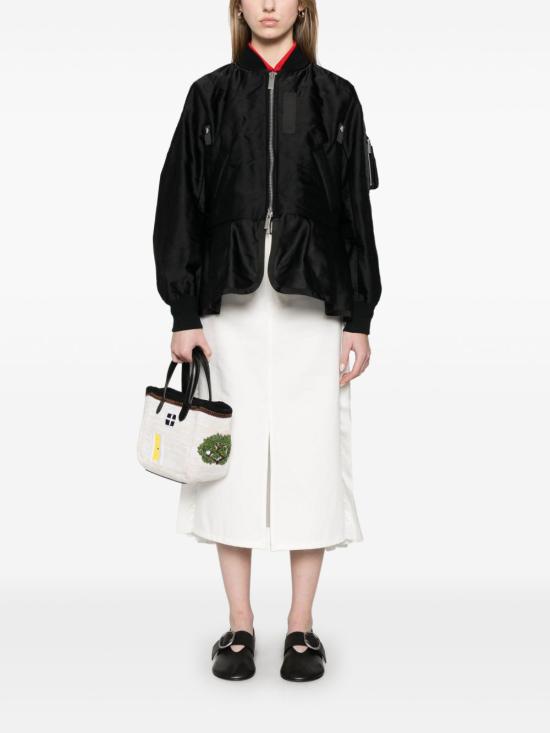 25SS 사카이 미디 스커트 25 07829 151 White - SACAI