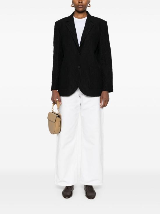 25SS 해리스와프런던 수트 자켓 A2535PYM YM01 Black - HARRIS WHARF LONDON