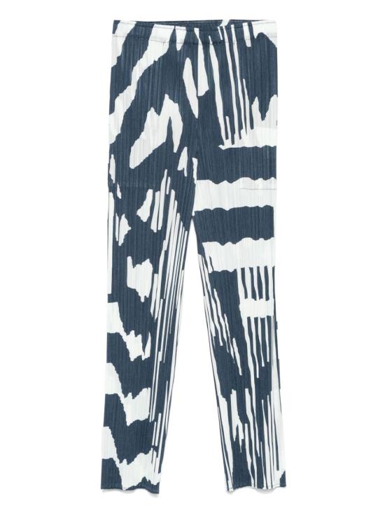25SS 플리츠플리즈 스트레이트 팬츠 PP56JF704 77 Blue
